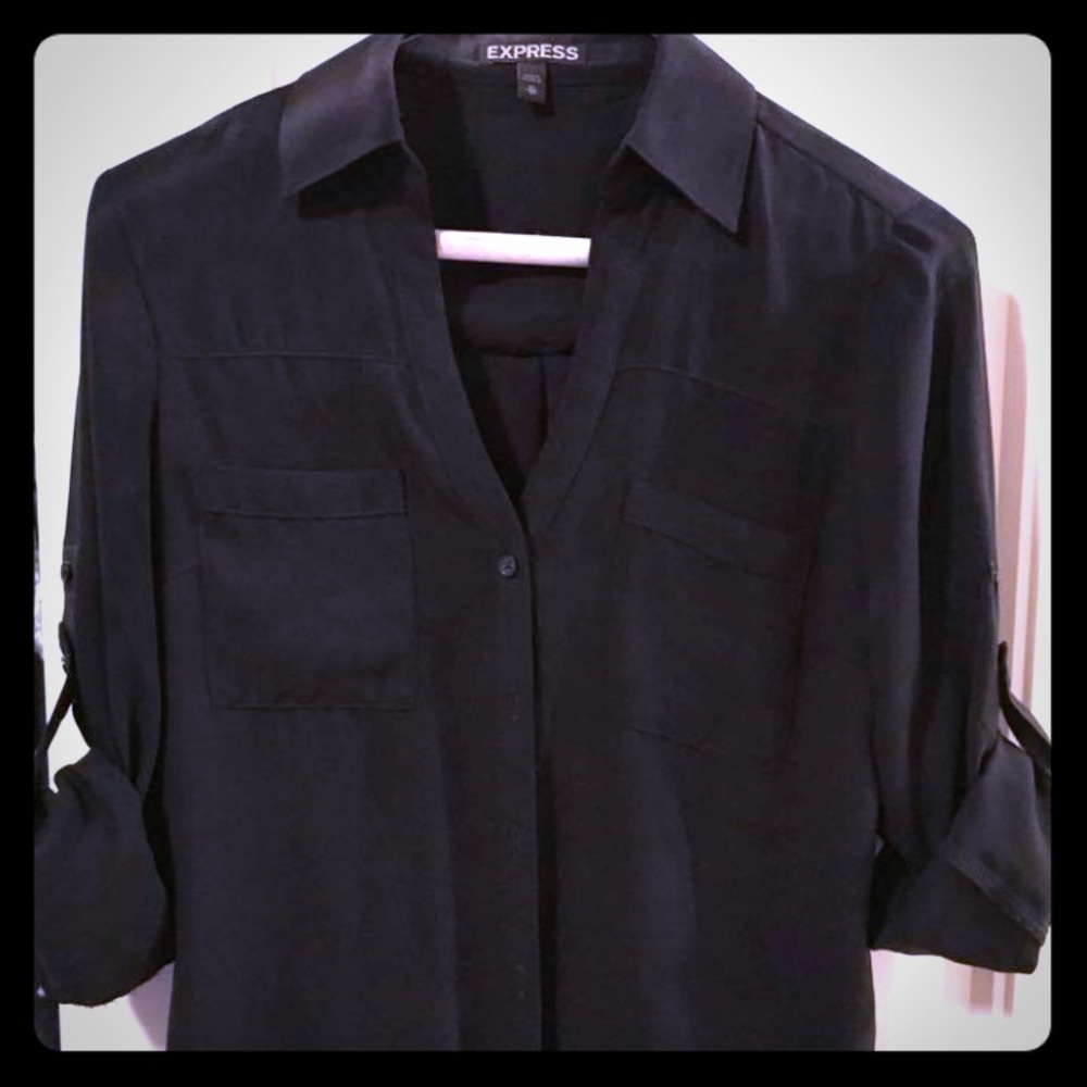 Black express Portofino shirt